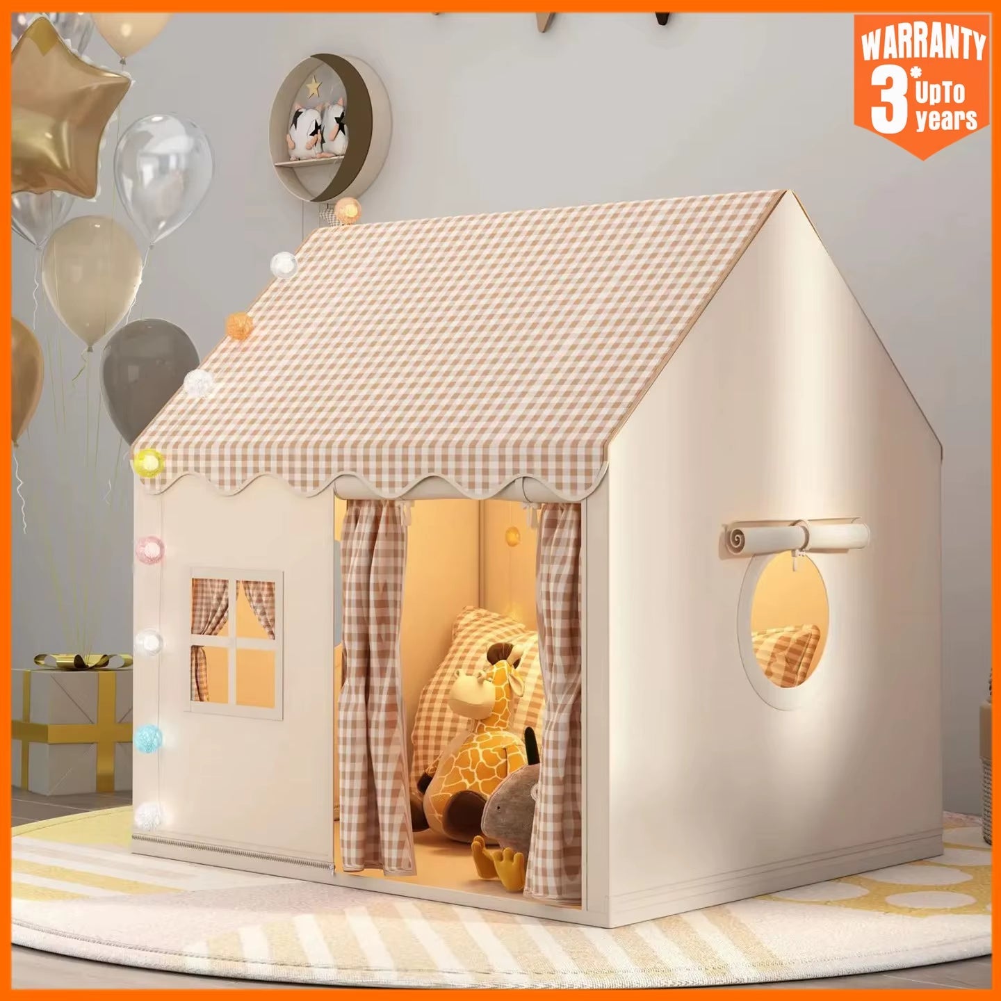 Princess Castle House - Play Tent - Playhouse Folding - FLUFFI