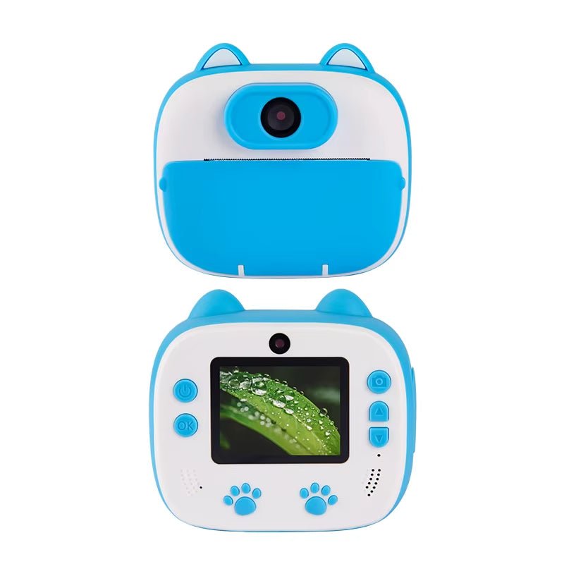 Printing Camera with Front and Rear Dual Camera IPS High - Definition Screen for Instant Shooting and Printing of Child - FLUFFI