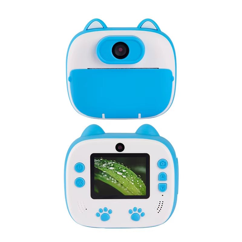 Printing Camera with Front and Rear Dual Camera IPS High - Definition Screen for Instant Shooting and Printing of Child - FLUFFI