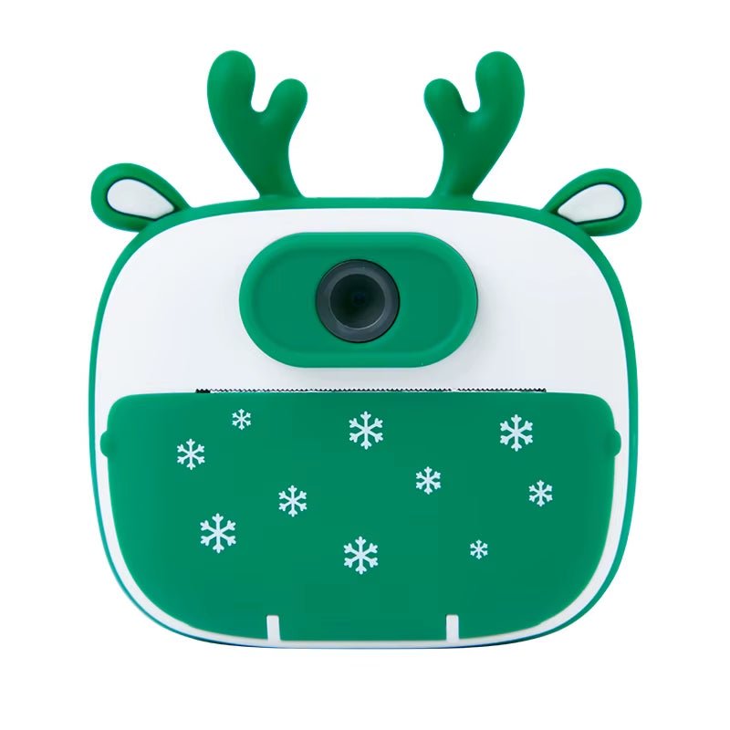 Printing Camera with Front and Rear Dual Camera IPS High - Definition Screen for Instant Shooting and Printing of Child - FLUFFI