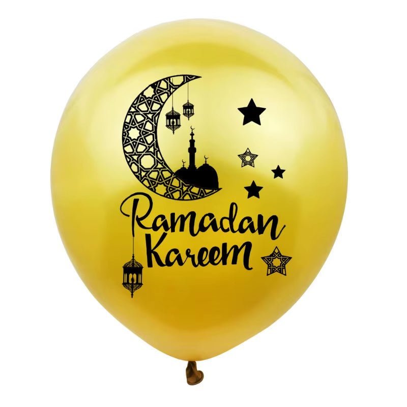 Ramadan Kareem | Latex Balloon Decoration | Islamic - FLUFFI