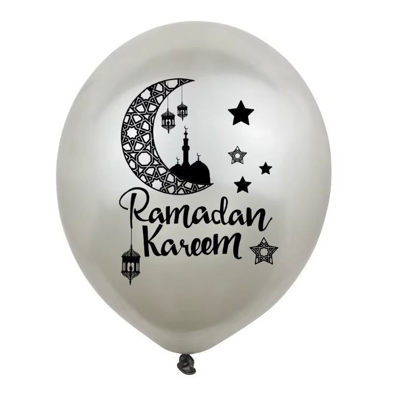 Ramadan Kareem | Latex Balloon Decoration | Islamic - FLUFFI