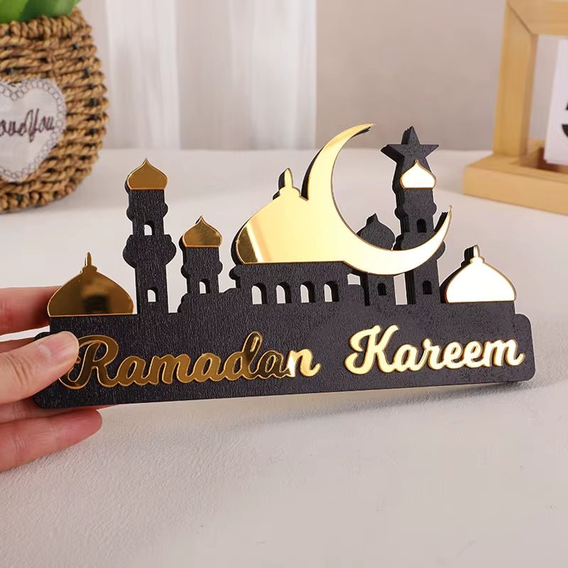 Ramadan Table Ornament | Eid Mubarak - Moon x Star x Castle - FLUFFI