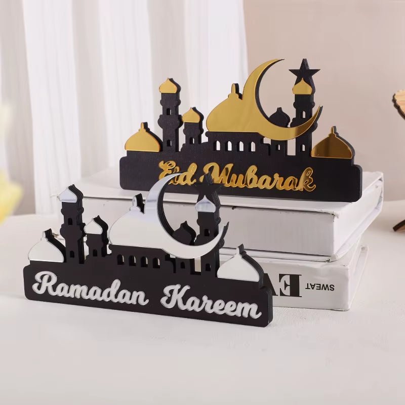 Ramadan Table Ornament | Eid Mubarak - Moon x Star x Castle - FLUFFI