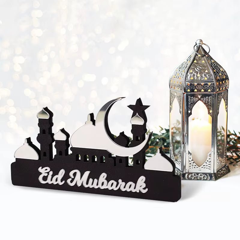 Ramadan Table Ornament | Eid Mubarak - Moon x Star x Castle - FLUFFI