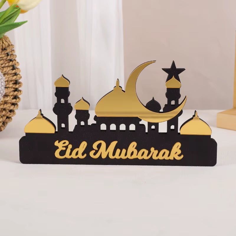 Ramadan Table Ornament | Eid Mubarak - Moon x Star x Castle - FLUFFI