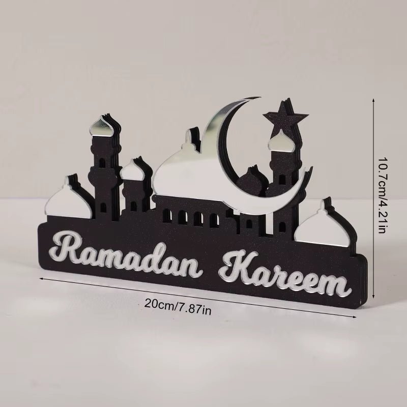 Ramadan Table Ornament | Eid Mubarak - Moon x Star x Castle - FLUFFI