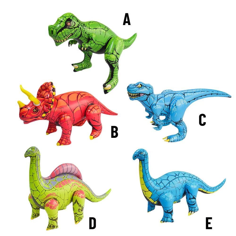 Realistic Dinosaur Set | Inflatable Toy | Birthday Party Decoration - FLUFFI