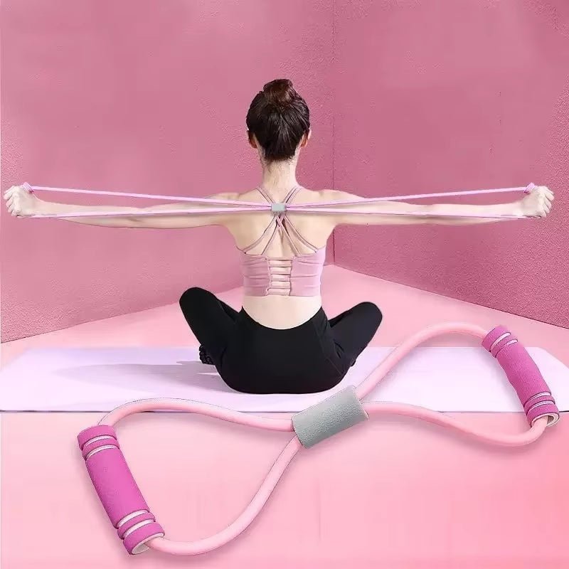Resistance Bands | +Foam at Home Yoga | Rubber Pull Rope - FLUFFI
