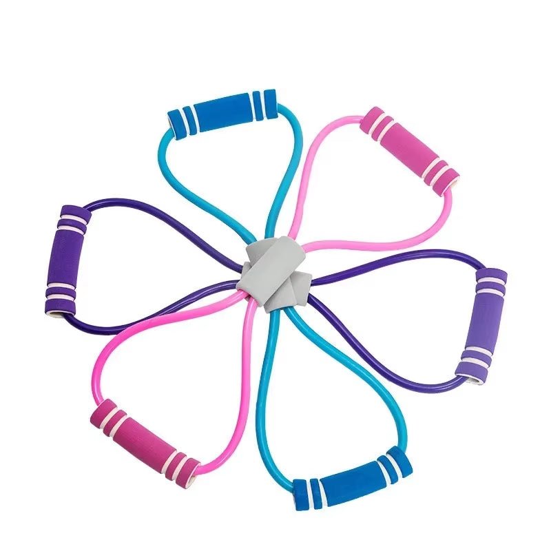 Resistance Bands | +Foam at Home Yoga | Rubber Pull Rope - FLUFFI