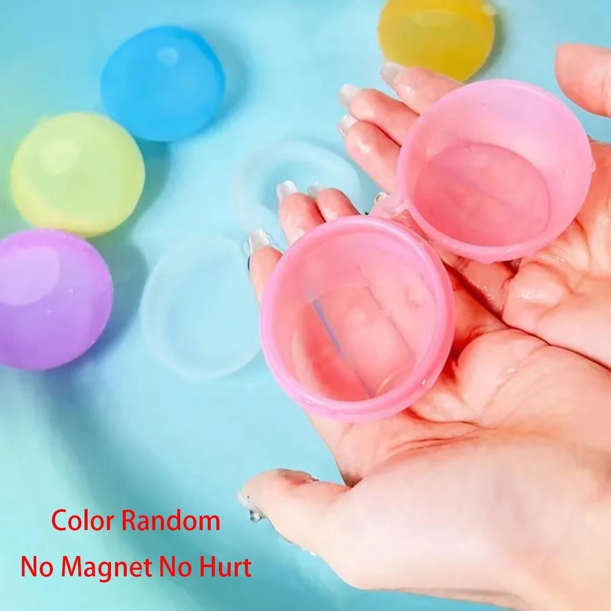 Reusable Water Balloons | Soft Silicone Water Bomb | Quick - Fill Water Balls - FLUFFI