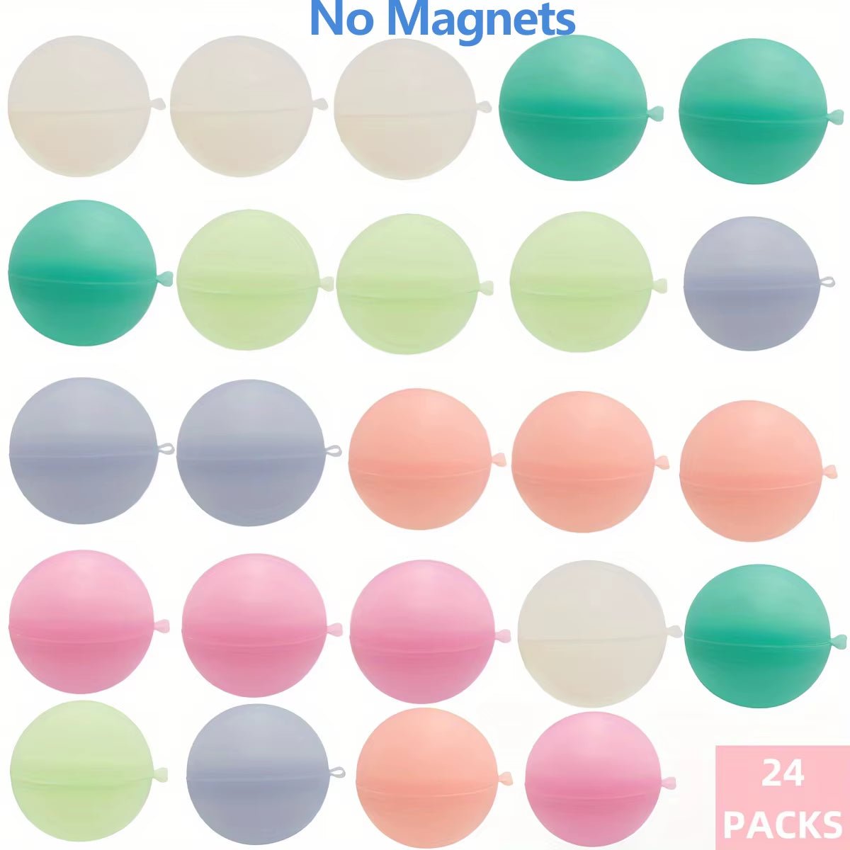 Reusable Water Balloons | Soft Silicone Water Bomb | Quick - Fill Water Balls - FLUFFI