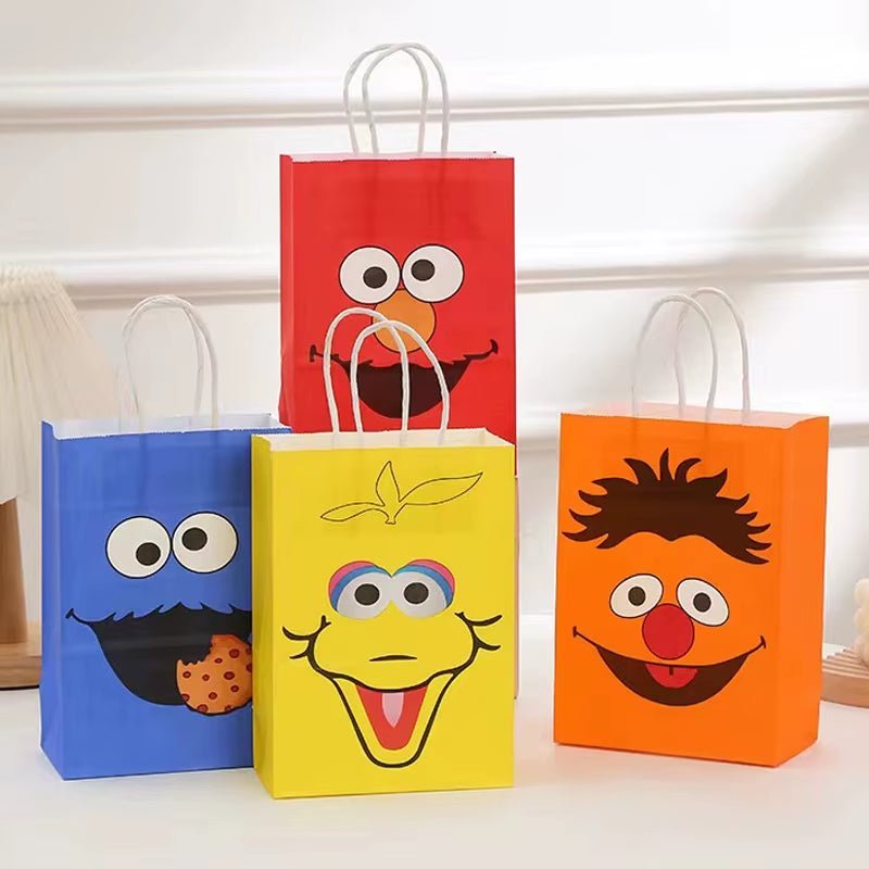 Sesame - Street Gift Bags | Birthday Party Supplies - FLUFFI