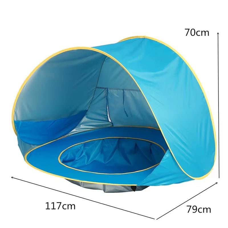 Shade Tent Pool - Baby Beach Portable - UV Protection - FLUFFI