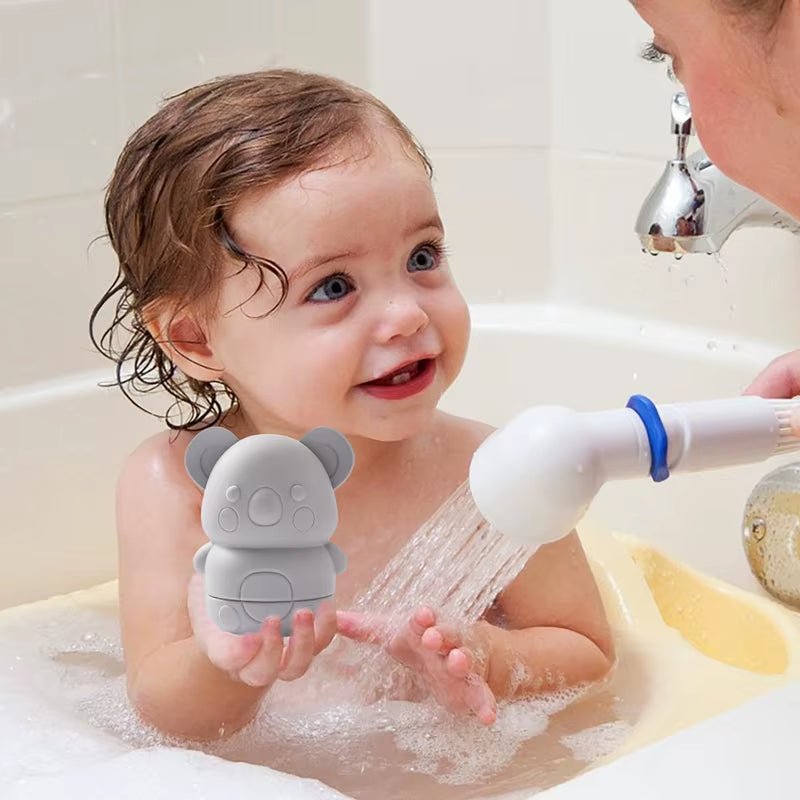 Silicone Animal Bath Toys - Cute Cartoon | Bath Toys - FLUFFI