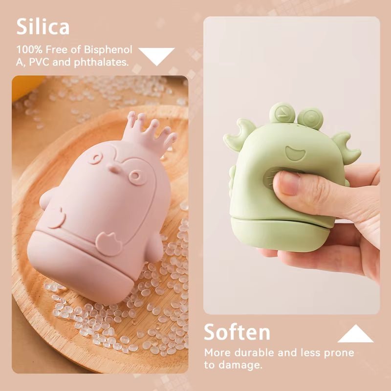 Silicone Animal Bath Toys - Cute Cartoon | Bath Toys - FLUFFI