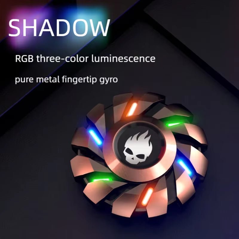 Smart Fidget Spinner - All - Metal Luminous - Mini Gyro - FLUFFI