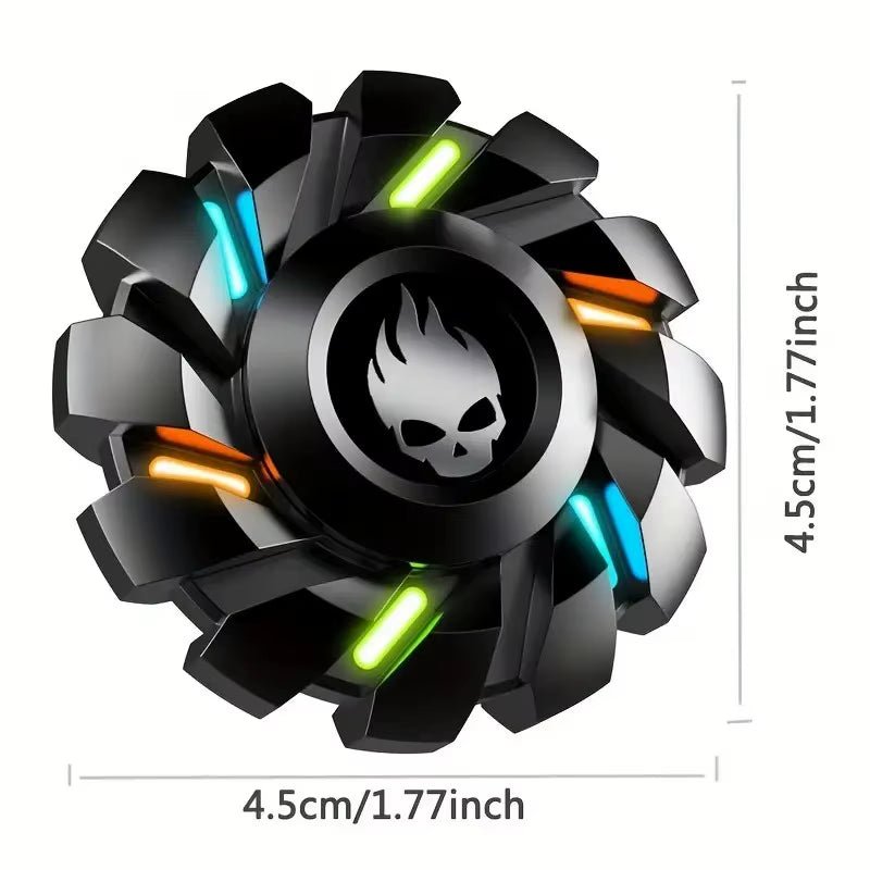 Smart Fidget Spinner - All - Metal Luminous - Mini Gyro - FLUFFI
