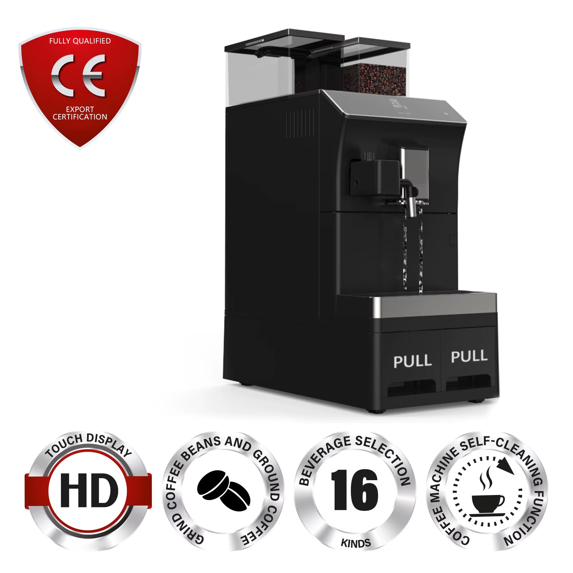 Smart Fully Automatic | Espresso Coffee Machines | Factory Custom Professional - FLUFFI