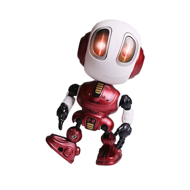 Smart Talking Robot Toys Head Touch - Sensitive Sound & Light Alloy Robot DIY Electronic Action Figure Toys for Children Gift - FLUFFI