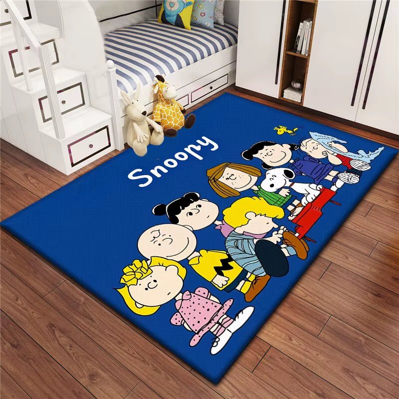 Snoopy Cartoon Cute Pattern Carpet for Children,Rugs for Bedroom,Living Room Floor Mat,Kitchen Mat,Mat,Bedroom Decor,Carpet,Home - FLUFFI
