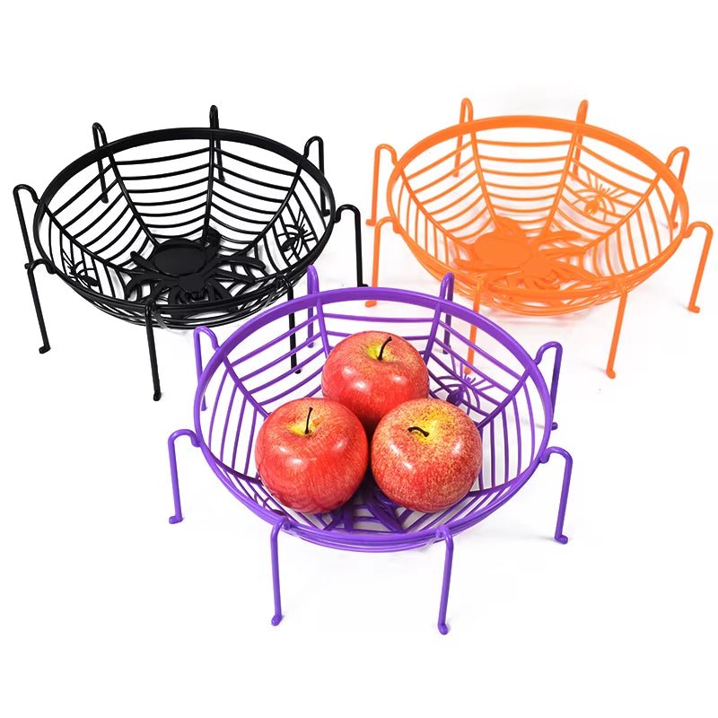 Spider Candy Basket | Halloween | Plastic Tray - FLUFFI