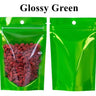 Stand up Clear Front Plastic Zip Lock Bag Resealable Wedding Snack Sugar Coffee Cereals Corn Spice Gifts Storage Pouches - FLUFFI