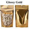 Stand up Clear Front Plastic Zip Lock Bag Resealable Wedding Snack Sugar Coffee Cereals Corn Spice Gifts Storage Pouches - FLUFFI