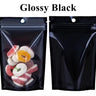 Stand up Clear Front Plastic Zip Lock Bag Resealable Wedding Snack Sugar Coffee Cereals Corn Spice Gifts Storage Pouches - FLUFFI
