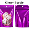 Stand up Clear Front Plastic Zip Lock Bag Resealable Wedding Snack Sugar Coffee Cereals Corn Spice Gifts Storage Pouches - FLUFFI