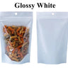 Stand up Clear Front Plastic Zip Lock Bag Resealable Wedding Snack Sugar Coffee Cereals Corn Spice Gifts Storage Pouches - FLUFFI
