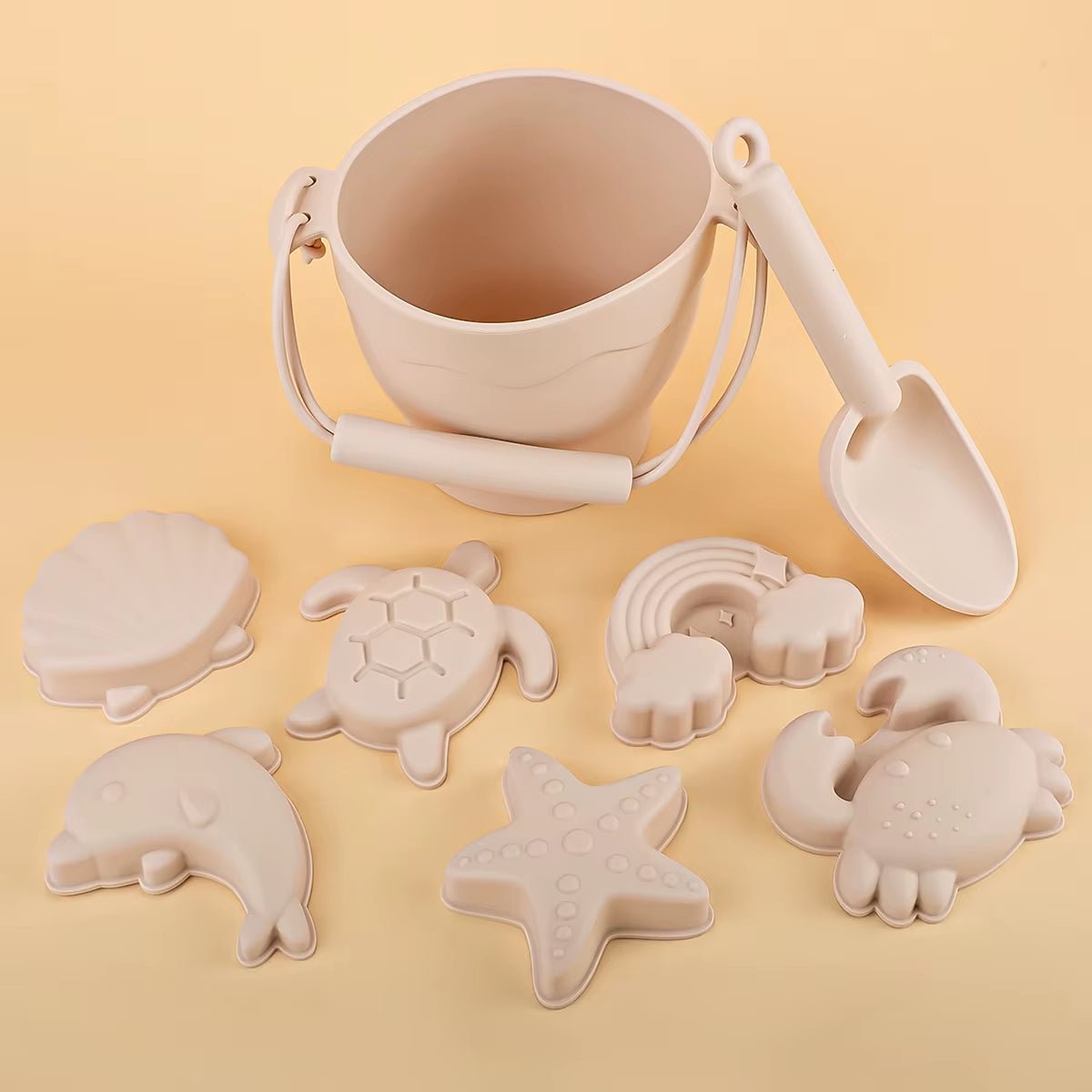 Summer Beach Set Toys for Kids Digging Sand Plastic Bucket Watering Bottle Shovels Children Beach Water Game Toys Tool - FLUFFI