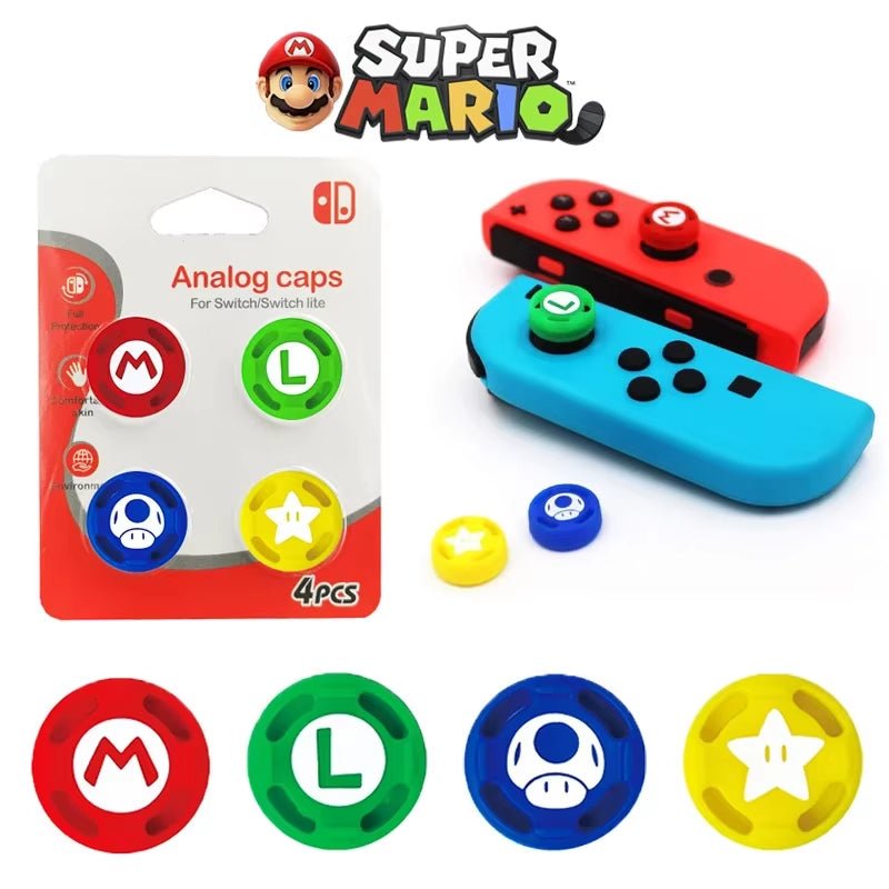 Super Mario Bros Switch Thumb Stick - Grip Cap Cover - Nintendo Switch - FLUFFI