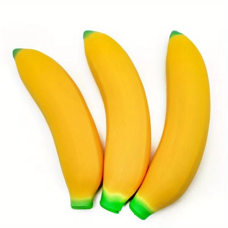 Super Stretchy Banana Simulation Banana Pull Knead Sand Filled with Fun Vent Decompressing Toy for Kids & Adults Hand Therapy - FLUFFI