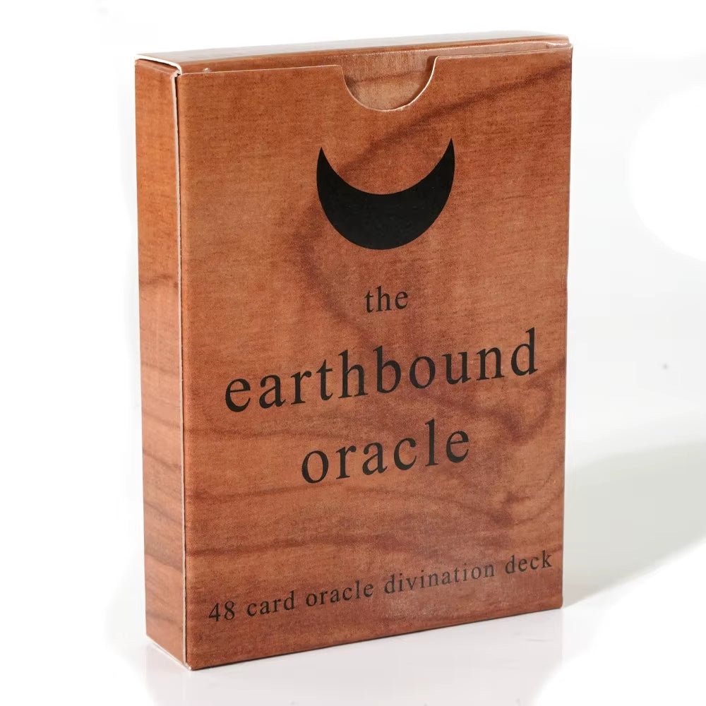 The Earthbound Oracle Deck the Seeker'S Lenormand Full Deck Divination Completed Wooden Tarot 48 Card Oracle Deck - FLUFFI