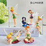 Tinkerbells Dolls Mini Fairy Figure Toys Children Animation Cartoon Toys Girls Dolls Baby Toy Decorations Figure - FLUFFI