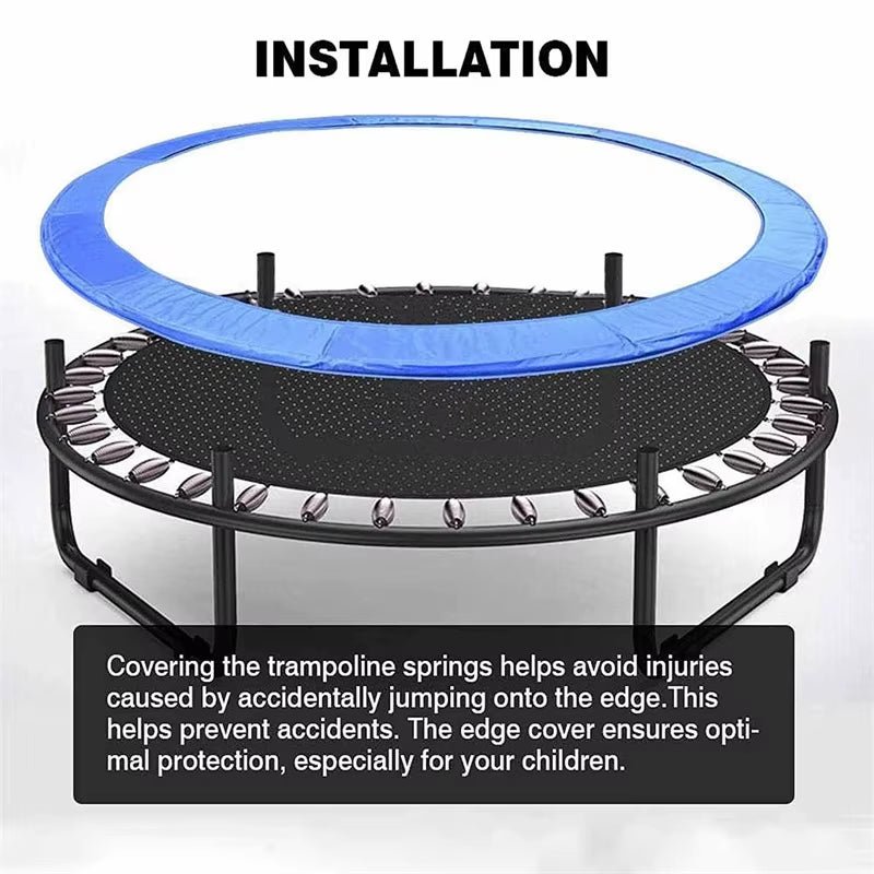Trampoline Protection Mat | Safety Pad | 6/8/10 Feet | Water - Resistant - FLUFFI
