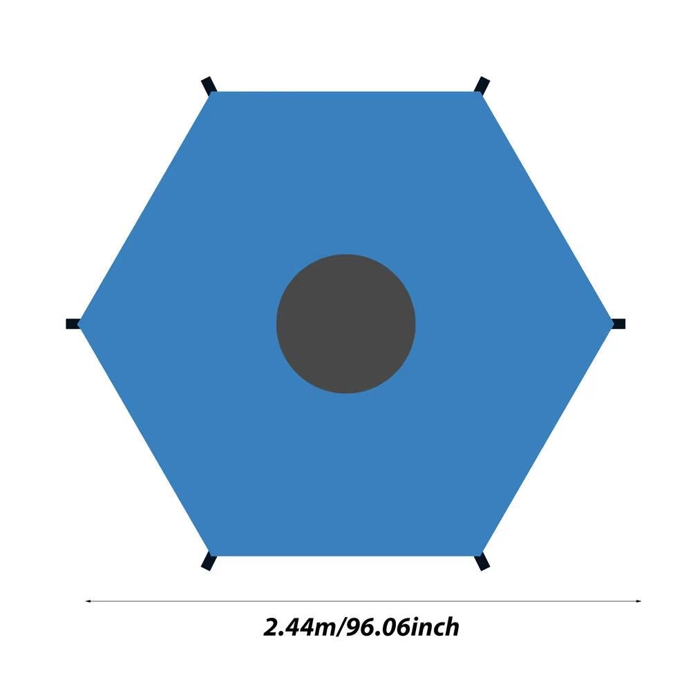 Trampoline Roof Sunshade | Rain Protection | 6/8/10/12/14Ft - FLUFFI