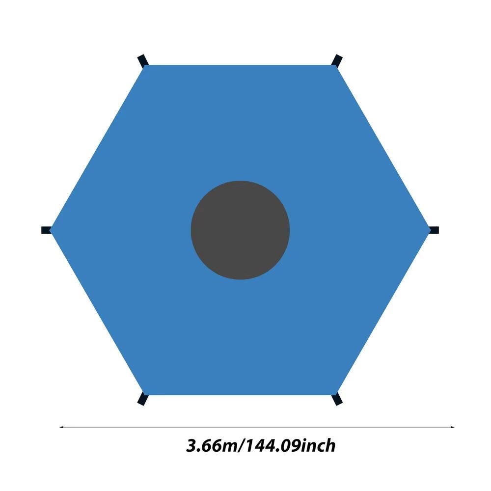 Trampoline Roof Sunshade | Rain Protection | 6/8/10/12/14Ft - FLUFFI