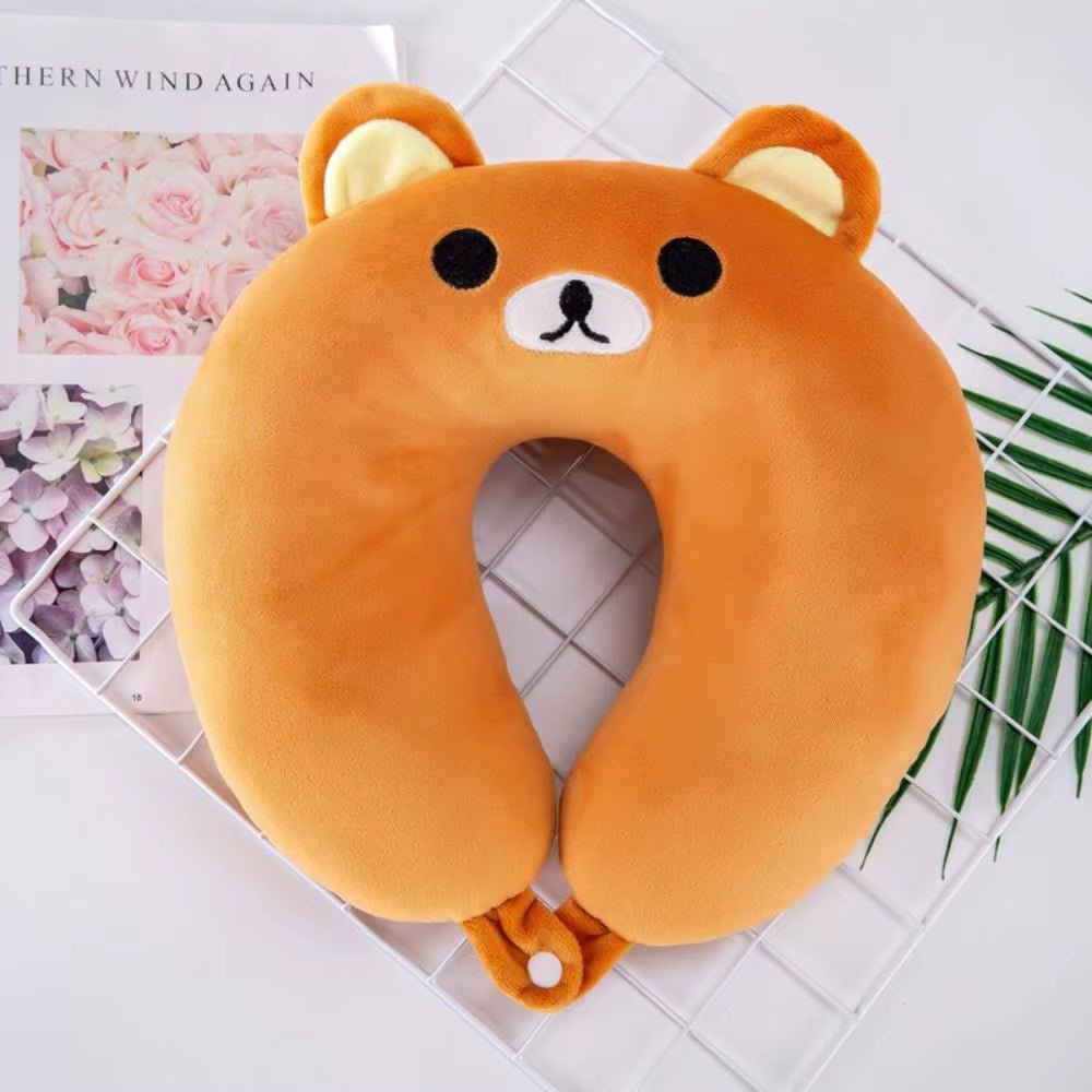 U - Shaped Pillow - Travel Pillow - Cartoon Themed - FLUFFI