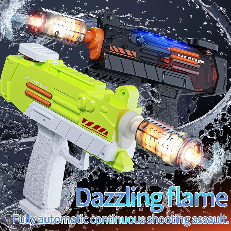 Water Gun Toy | Electric UZI Flamethrower | High - Power Full Automatic - FLUFFI