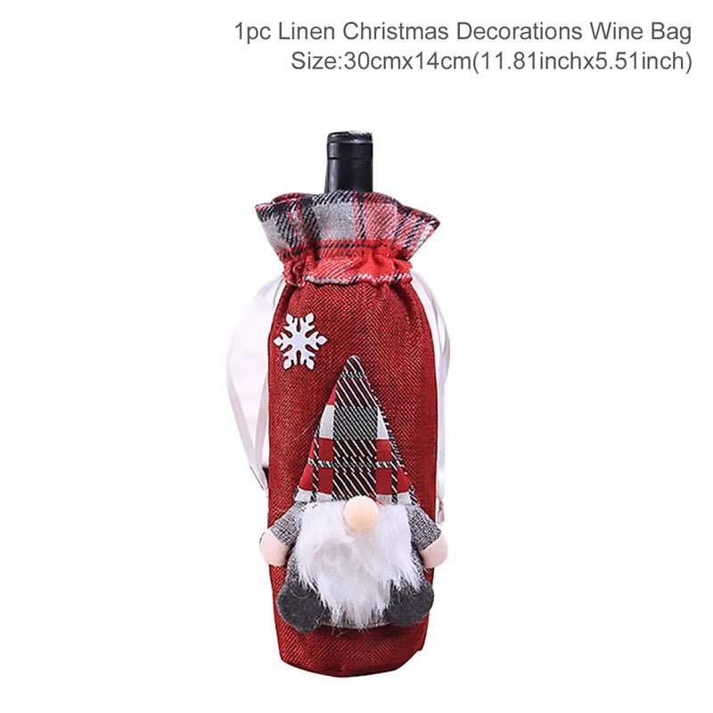Wine Bottle Cover | Christmas | Xmas Ornaments | 2025 - FLUFFI