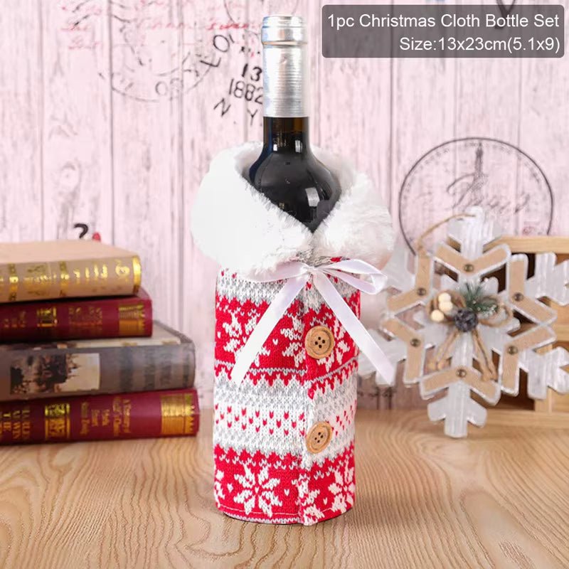 Wine Bottle Cover | Christmas | Xmas Ornaments | 2025 - FLUFFI