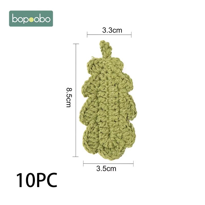 Wooden Crochet Beads Panda Chewable Beads DIY Wooden Teething Knitting Beads Jewelry Crib Sensory Toy Baby Teether - FLUFFI