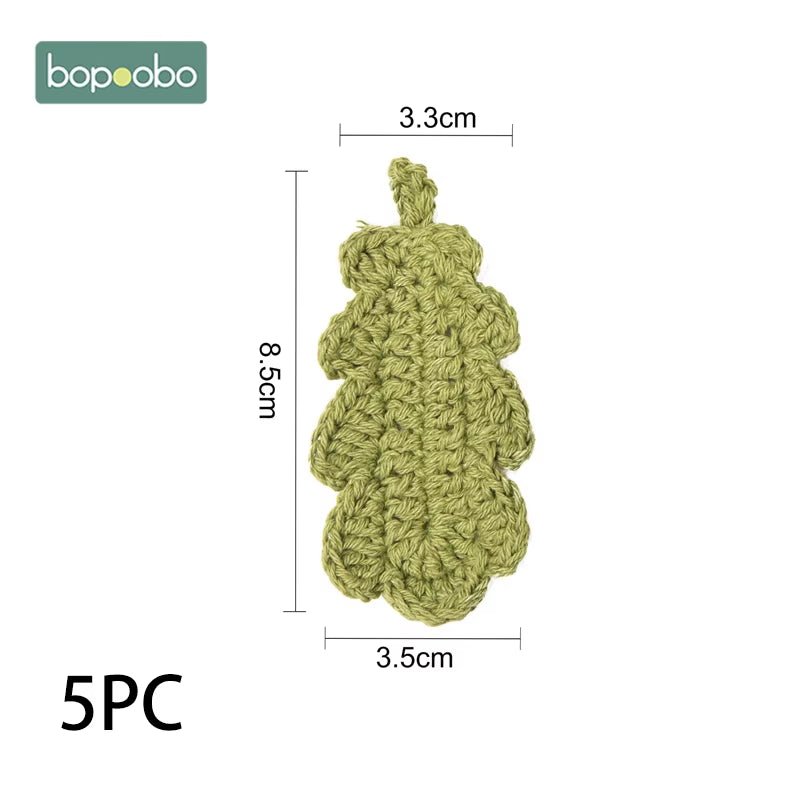 Wooden Crochet Beads Panda Chewable Beads DIY Wooden Teething Knitting Beads Jewelry Crib Sensory Toy Baby Teether - FLUFFI